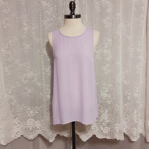 Joe Fresh - Flowy Chiffon Split Back Sleeveless Top